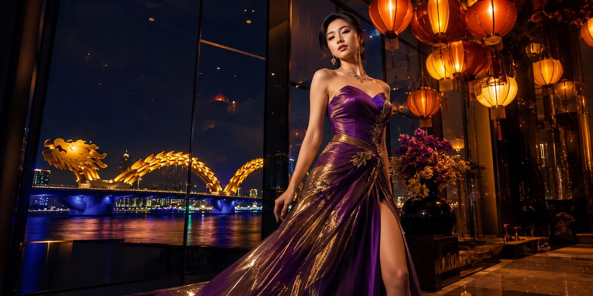 Đèn lồng Đà Nẵng và bối cảnh casino với thông tin tiền thưởng