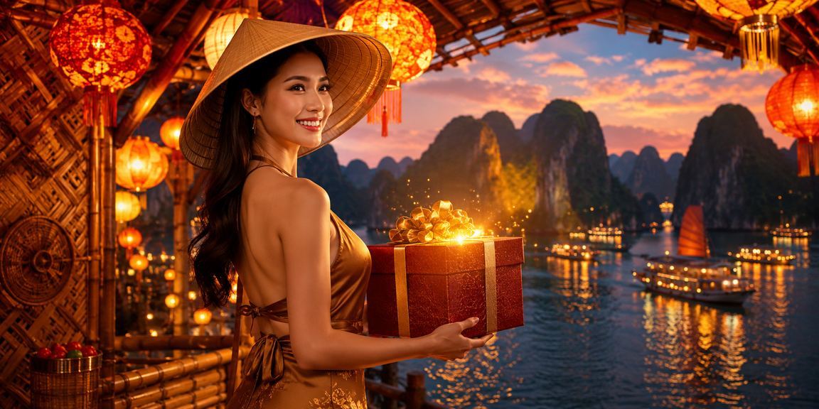 Bối cảnh Hạ Long với chủ đề casino và người dùng Việt tìm thông tin giải trí